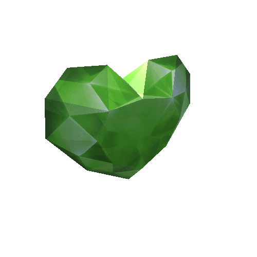 Gem-Heart-Green