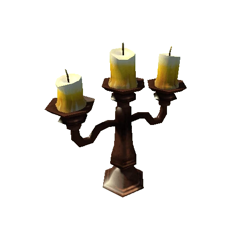 Candelabra-3arms-copper-lit