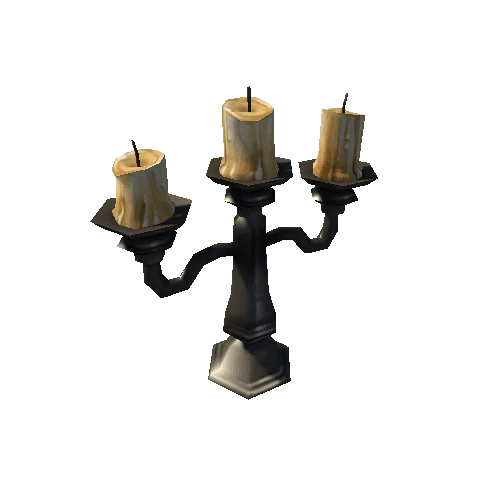 Candelabra-3arms-grey