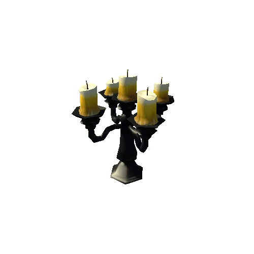 Candelabra-5arms-black-lit