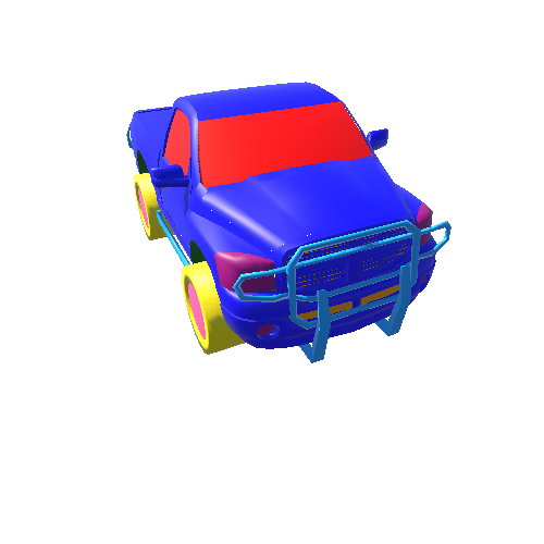 Car04_Low_ColorCoded_Rigged
