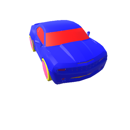 Car06_Low_ColorCoded_Rigged