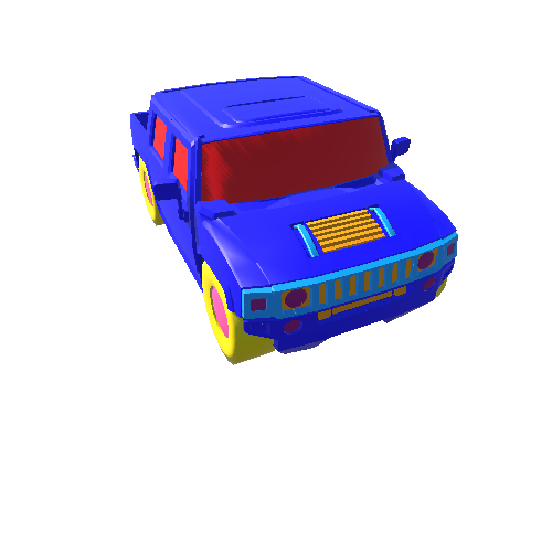 Car12_ColorCoded_Rigged