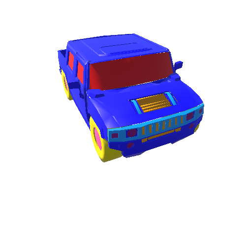 Car12_Low_ColorCoded_Rigged