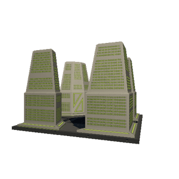 SciFiCityBlock01_Green