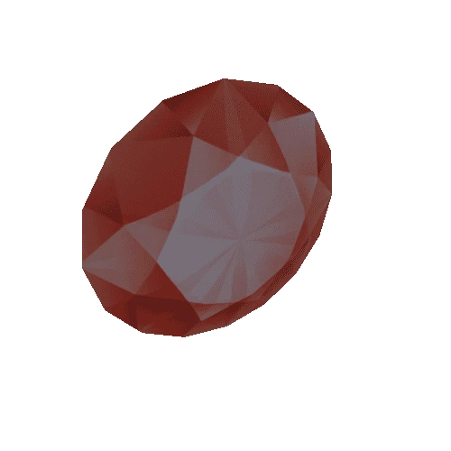 Gem-Round-Red