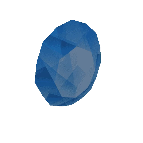 Gem-Oval-Blue