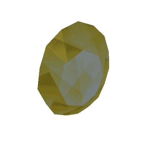 Gem-Oval-Yellow