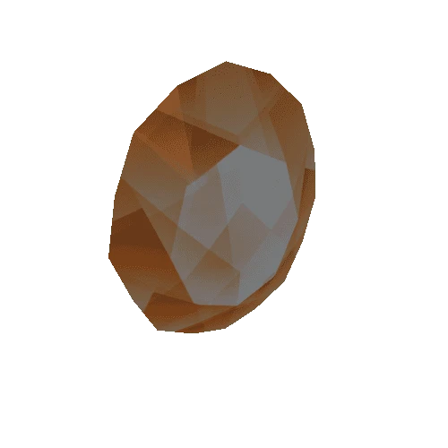 Gem-Oval-Orange