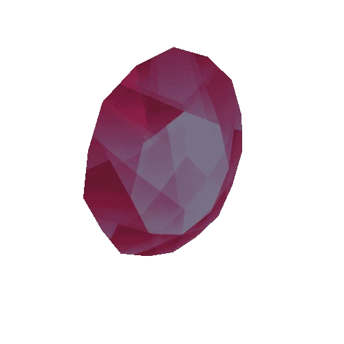 Gem-Oval-Pink