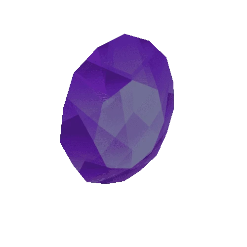 Gem-Oval-Purple