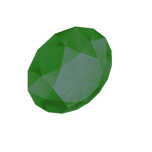 Gem-Round-Green