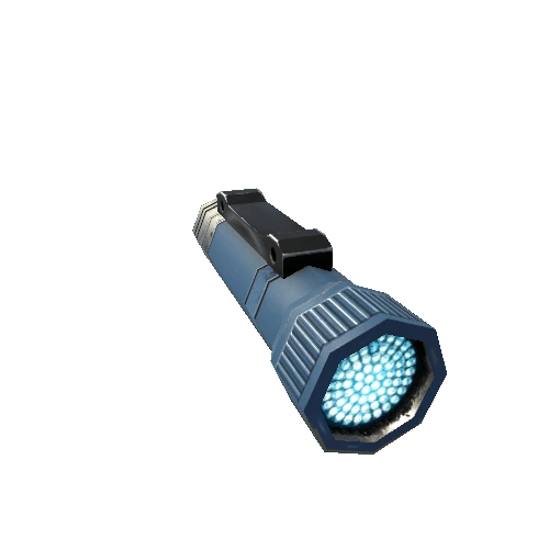 ScifiRifleFlashlightBlue