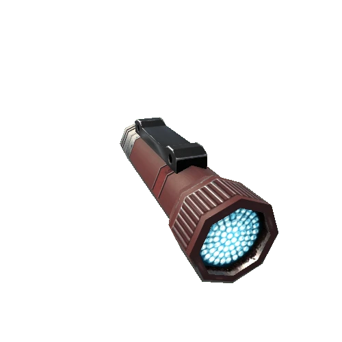 ScifiRifleFlashlightRed