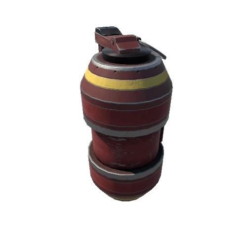 ScifiHandGrenade1SinglePartsRed