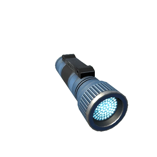 ScifiSniperRifleFlashlightBlue