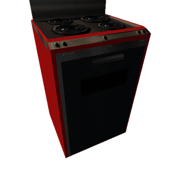 Stove_Electric_Red