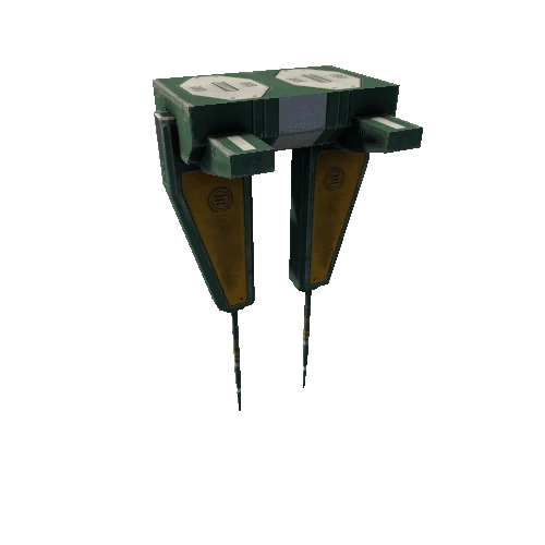 TriangularJumpgate1BottomPartGreen