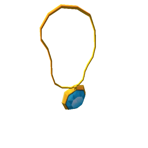 AmuletGem-Cyan-Oval