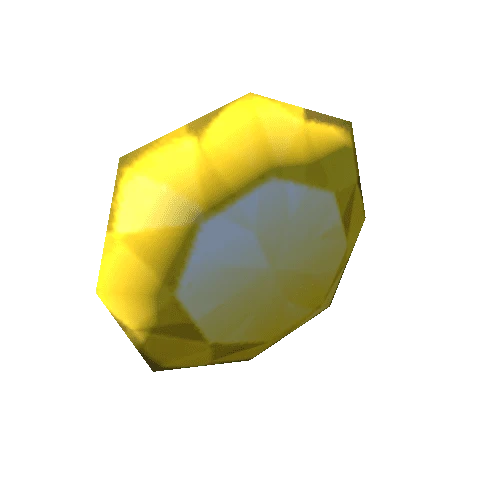 Gem-Yellow-Round