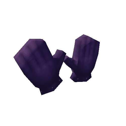 Gloves-Leather-Purple