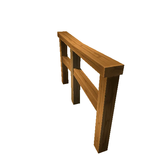 Railing_Wooden_Standalone_Low