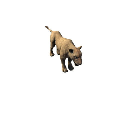 Lioness_Lowpoly