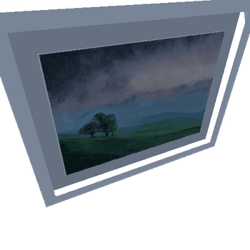 Sunset_Hillside_WhiteFrame