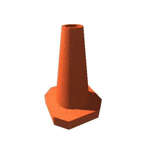 TrafficConeAllOrange