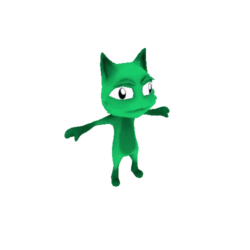 CrazyCat_Green