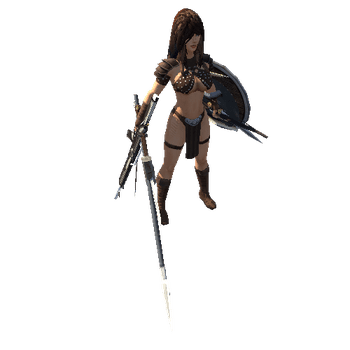 A05 Female Barbarian Bezerker