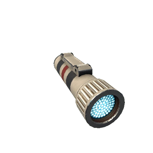 ScifiEnergyRifleFlashlightBeige