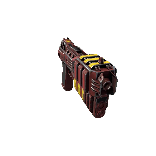 ScifiEnergyPistol1StaticRed