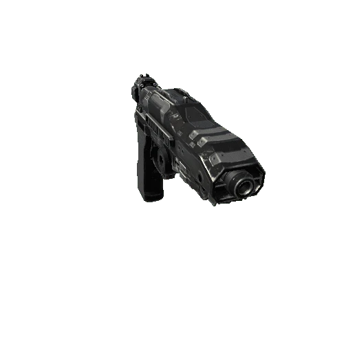 ScifiEnergyPistol2AnimatedBlack