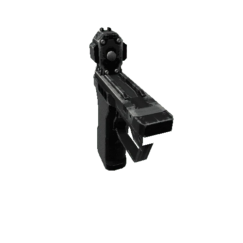 ScifiEnergyPistol2GripBlack