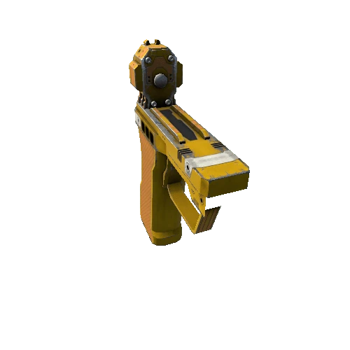 ScifiEnergyPistol2GripYellow