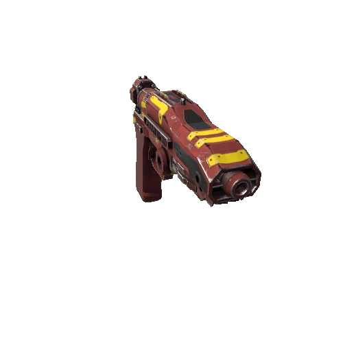 ScifiEnergyPistol2StaticRed