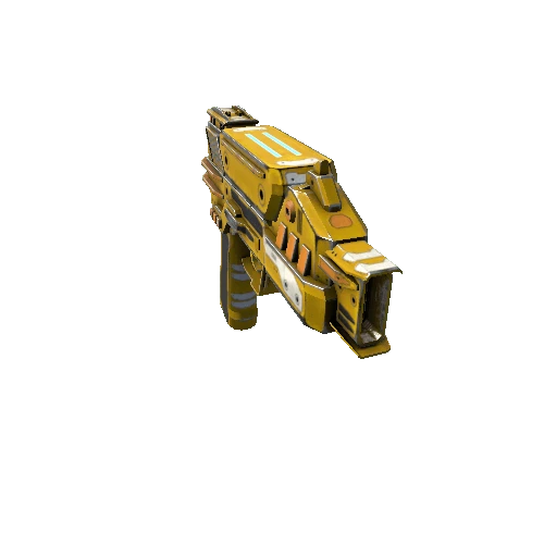 ScifiEnergyPistol3StaticYellow