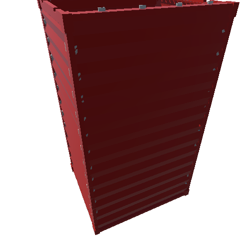 ShippingContainerOpenRed