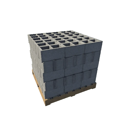 ConcreteBrickPalletStack