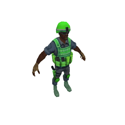 SoldierBlackA_SS_V1_GREEN