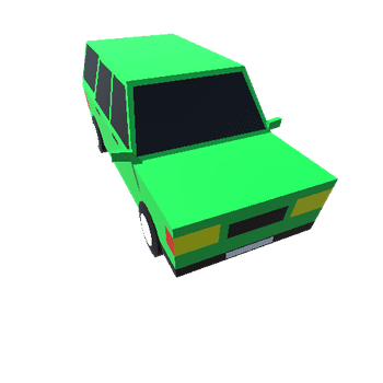 SUV1 Low Poly Cartoon 10+ Cars Pack