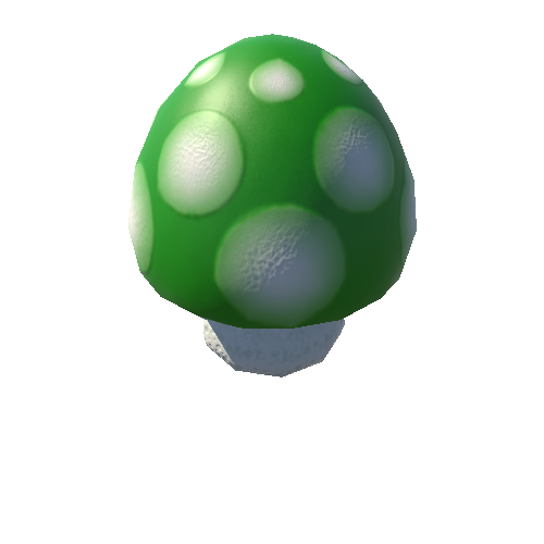 mushroom-cute-green