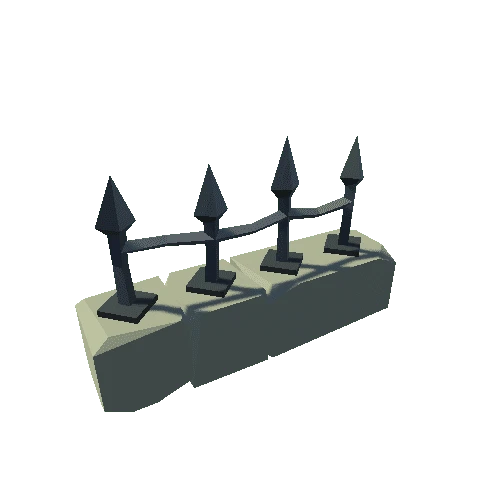 railing_double_low_metal_spikes