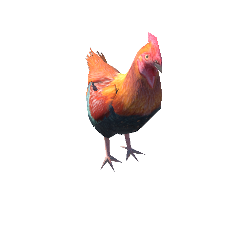 Hen_LowPoly_c2