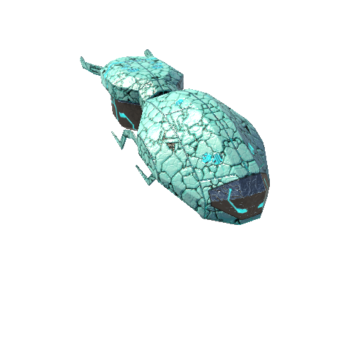 AlienHeavyCorvetteHullCyan_1