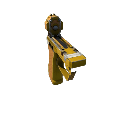 ScifiEnergyPistol2GripYellow