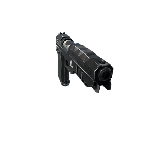 ScifiPistol3Black