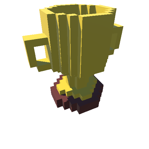 tC_01_16x Trophy 16x Cups Voxel Pack