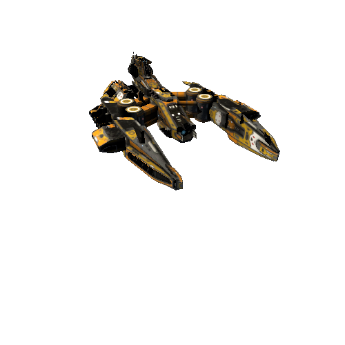 ScifiDestroyerWarhawkHullNoHangarYellow_1